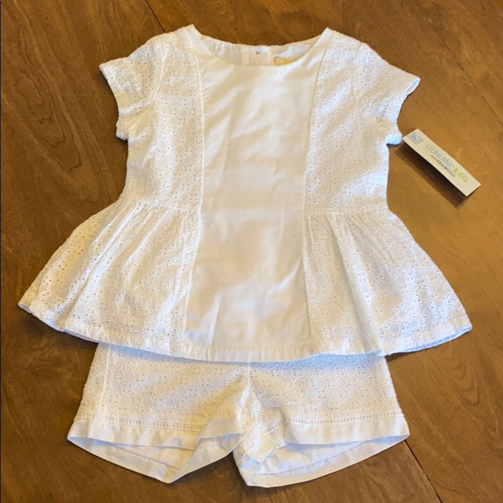 NWT White 2 piece Set